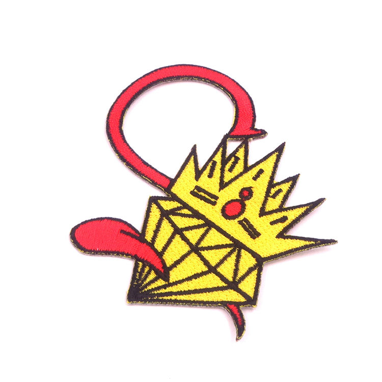 Custom Private Label Snake Flower Logo Custom Iron on Patches Big Boys для одежды
