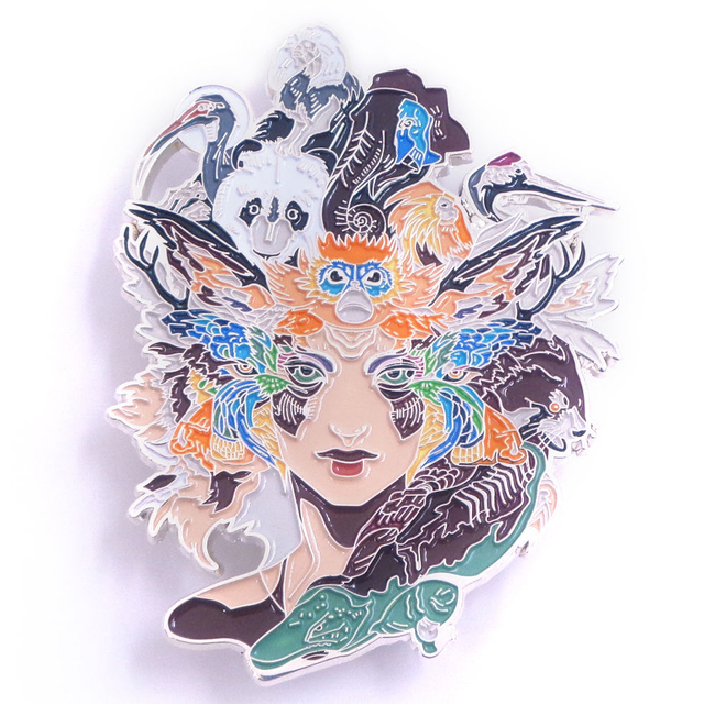 Самые продаваемые продукты Высокое качество Дешевые Индивидуальный дизайн 3D Badge Мягкие эмалевые булавки