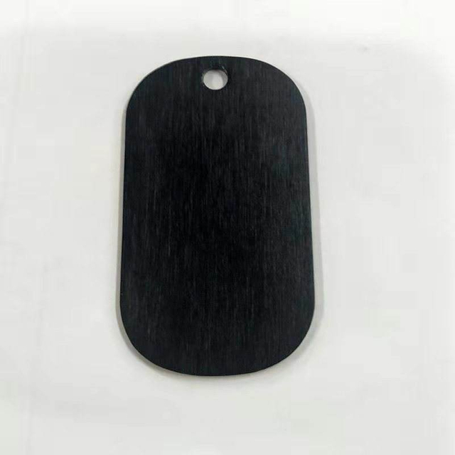 Изготовленная на заказ новая пустая бирка собаки оксида алюминия бирка оксида алюминия