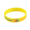 Таможня ваши собственные резиновые Вристбандс с сообщением или браслетом кремния логотипа Вристбанд