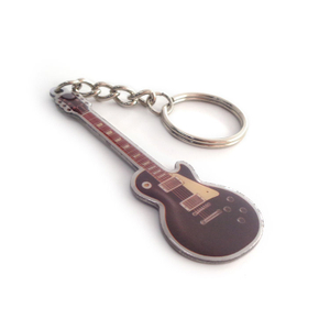 Оптовый пользовательский брелок для ключей в форме гитары