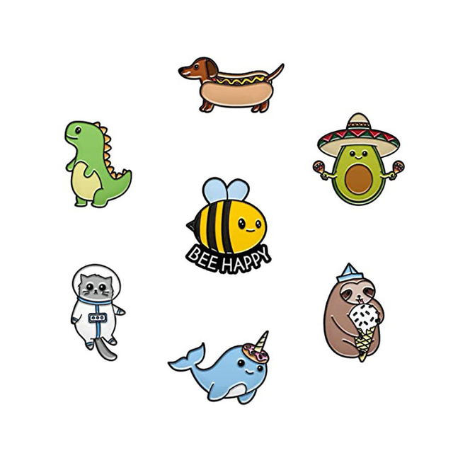 Изготовление изготовителей оборудования для изготовителей оборудования на заказ медсестра эмалированные булавки пчелы ребенка шарм отворотом булавки