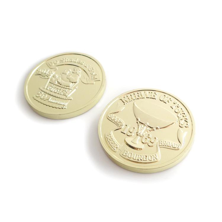 Оптовая торговля на заводе горячие продажи сувенирных монет высокого качества Custom Gold Coin