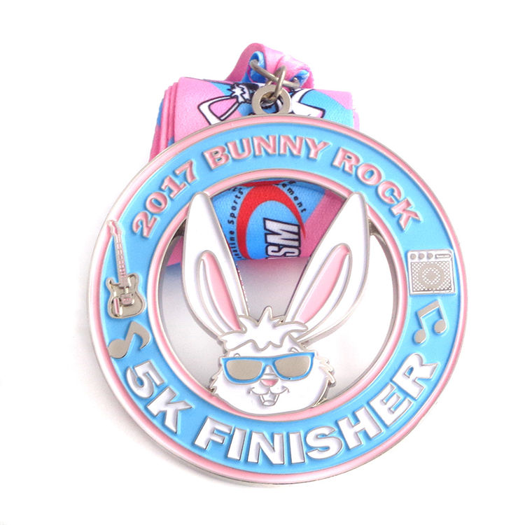 Медаль спорт финишера металла победителя победителя дизайна 3Д ОЭМ высокого качества изготовленная на заказ идущая с лентой