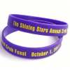Подгоняйте Вристбанд силикона силикона логотипа персонализированный браслетом