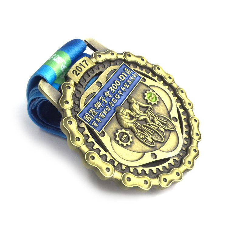 Наградные медали Алюминиевая медаль с анкерным ожерельем Космическая медаль для Аниверсарри Анхелес Воробей Медаль