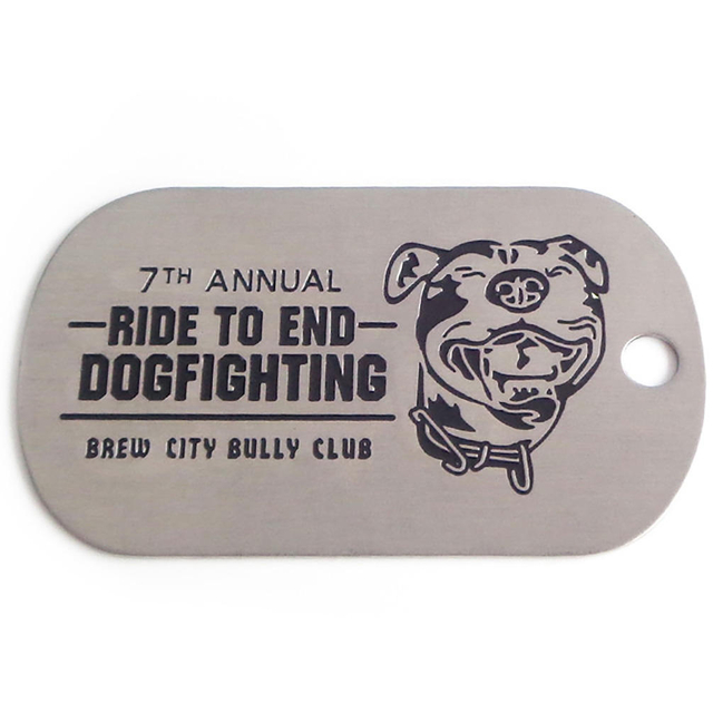 Модное пустое металлическое ожерелье из нержавеющей стали с выгравированным сублимационным роскошным пользовательским собачьим жетоном с шариковой цепочкой