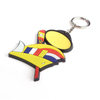 Оптовая торговля Custom Logo Key Chain Rainbow Keychain