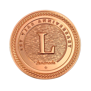 Изготовленные на заказ металлические монеты высокого качества с индивидуальным логотипом