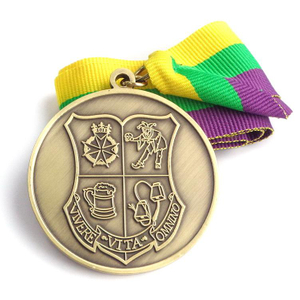 Изготовленным на заказ медали детей гравировки плакировкой никеля подгонянные лазером с медалью ленты