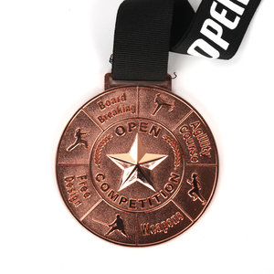 Медаль спорта танца металла медалей 3Д изготовления ОЭМ изготовленная на заказ с лентой