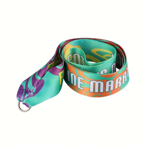 Изготовленный на заказ логотип OEM и дизайн Полноцветный отпечатанный полиэфирный материал Сплетенный шейный ремешок для телефона на запястье