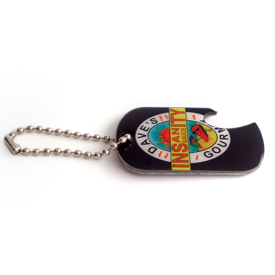 2023 Custom нержавеющая металлическая открывалка для бутылок ожерелье Dog Tag