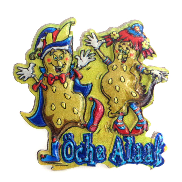 Изготовленный на заказ 3D металлический персонаж клоуна мультфильм значок характер искусства печати значок булавки отворотом