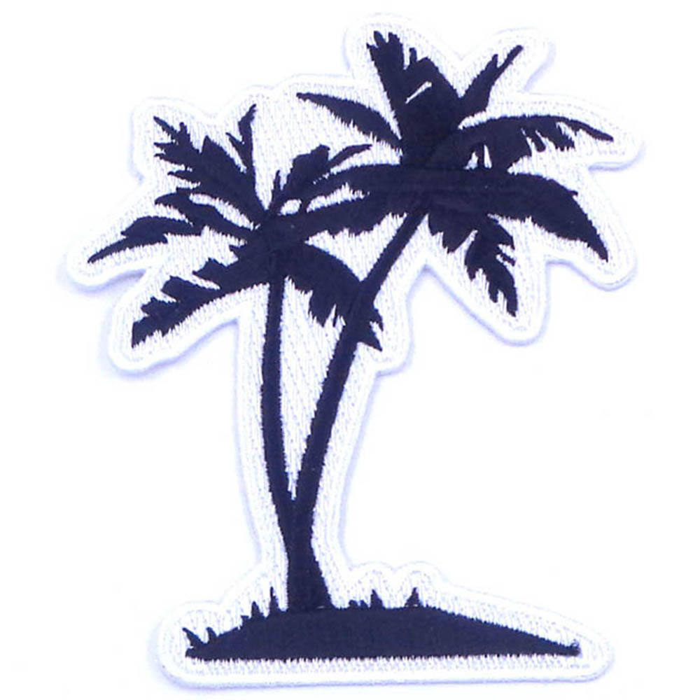 Персонализированная таможней вышивка кокосовой пальмы моды популярная шьет на заплатах