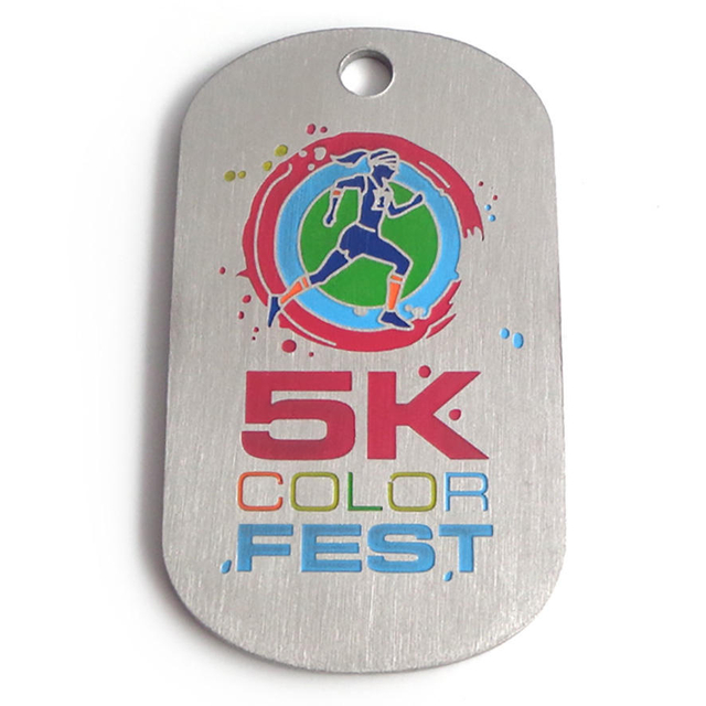 Пользовательские костяные пустые ошейники для домашних животных, гравировка, мужское ожерелье, кулон, алюминий, латунь, нержавеющая сталь, металлический логотип, пользовательские жетоны для собак