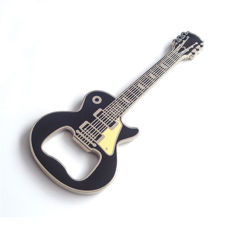 OEM-производитель Бесплатный дизайн Custom ROCK AND ROLL Guitar Metallic открывалка для бутылок