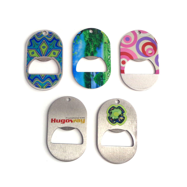 Изготовленный на заказ самый продаваемый красивый барный пивной сплав открывалка для бутылок двухсторонний пользовательский логотип