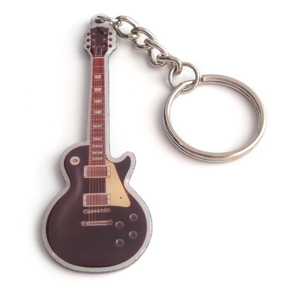 Изготовленная на заказ коричневая классическая гитара оптом металлический базовый брелок для ключей