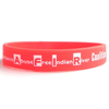 Подгоняйте браслет силикона браслета дружбы логотипа рекламный силиконовый браслет
