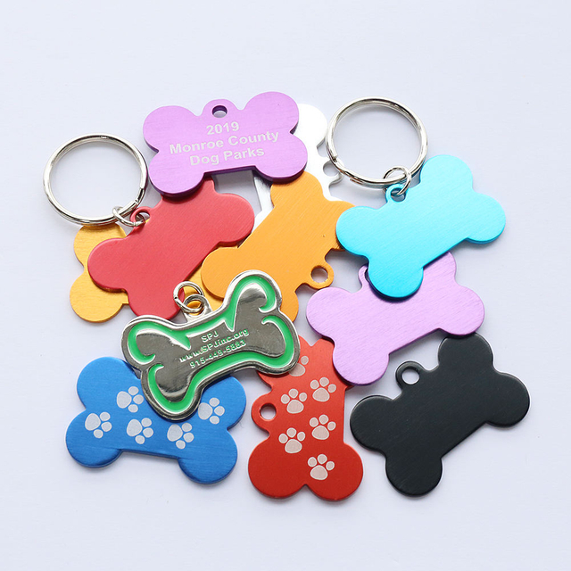 2023 оптовая индивидуальная гравировка сублимационной нержавеющей стали пустая собачья бирка