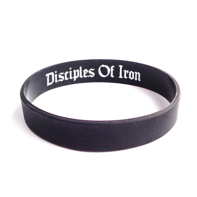 Изготовленный на заказ черный силиконовый антистатический браслет для женщин