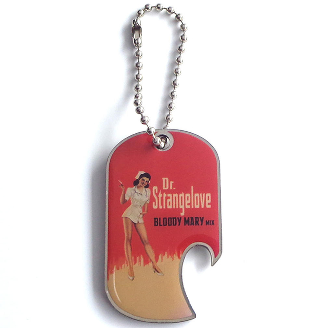 Изготовление на заказ металлической бирки с логотипом для собак из нержавеющей стали для открывания бутылок с шариковой цепью