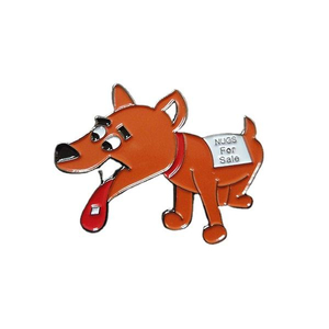 Оптовая продажа эмалевых булавок на заказ с жестким мягким покрытием, эмалевые булавки с отворотом для собак