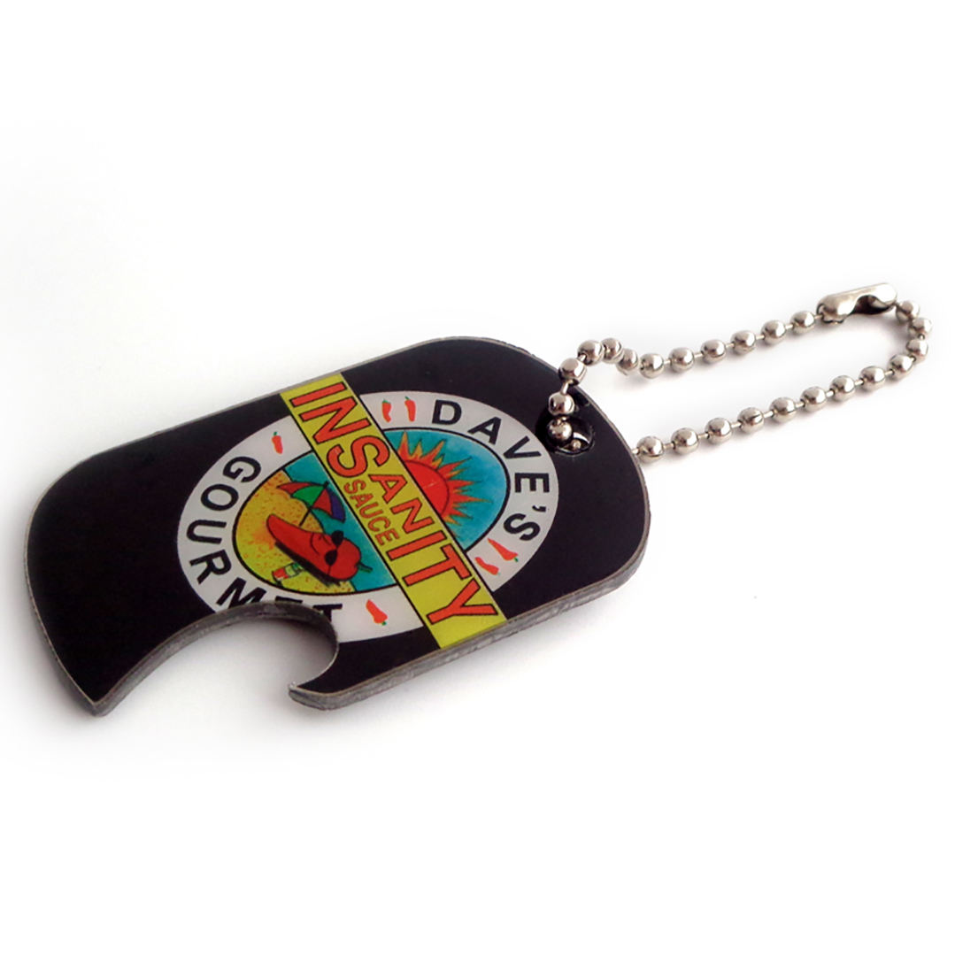 2023 Custom нержавеющая металлическая открывалка для бутылок ожерелье Dog Tag
