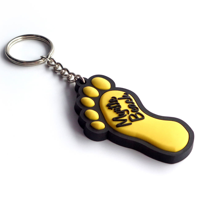 Custom Factory Direct Custom Logo 3D Rubber Pvc Keyring Key Chain