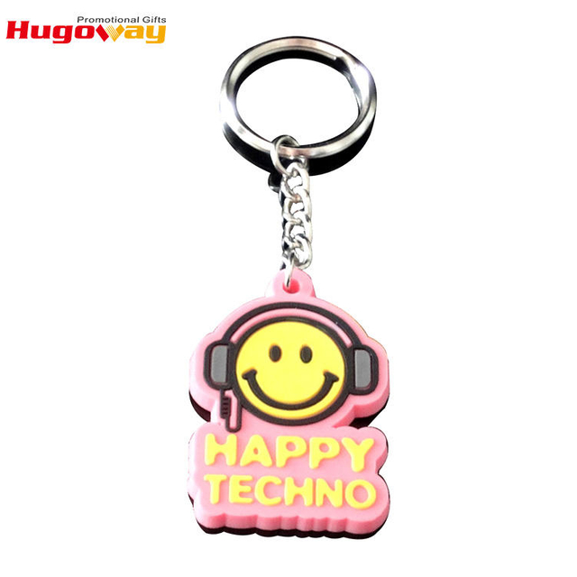 Custom 3D Metal Craft Pvc Фирменная сумка для ключей