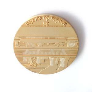 Металлическая сувенирная золотая монета с металлическим покрытием в США, оптовая продажа, резная металлическая монета
