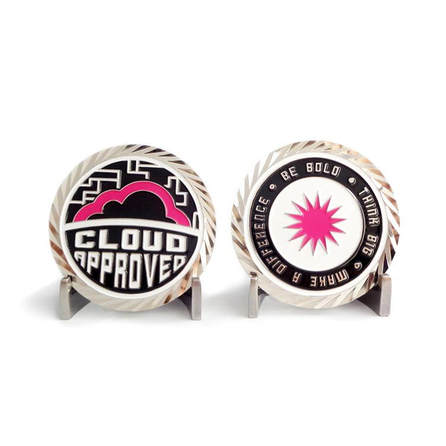 Изготовленный на заказ логотип из цинкового сплава Сувенирная золотая серебряная монета вызова